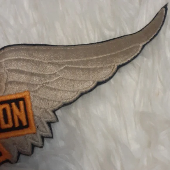 Vtg Harley-Davidson Iconic Wing Logo Patch - Picture 5 of 9